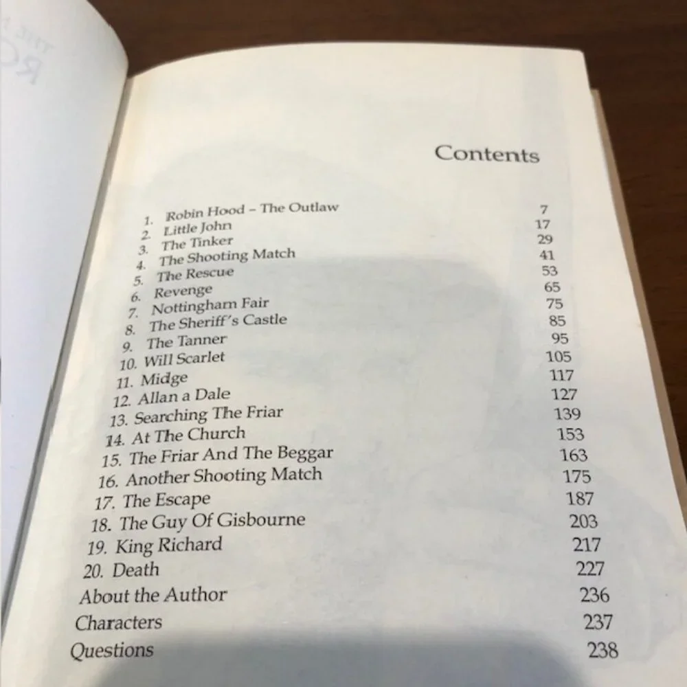 The Merry Adventures Of Robin Hood Hardcover Book - Picture 8 of 12